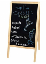 Load image into Gallery viewer, Winco, Dual-Sided Sidewalk A-Frame Marker Boards (Various Options)