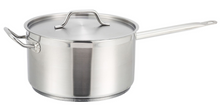 Load image into Gallery viewer, Winco, Stainless Steel Sauce Pans with Cover (Various Sizes)