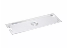 Load image into Gallery viewer, Winco, Stainless Steel Half-Long Size Steam Pan Covers (Various Heights)
