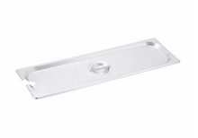 Load image into Gallery viewer, Winco, Stainless Steel Half-Long Size Steam Pan Covers (Various Heights)
