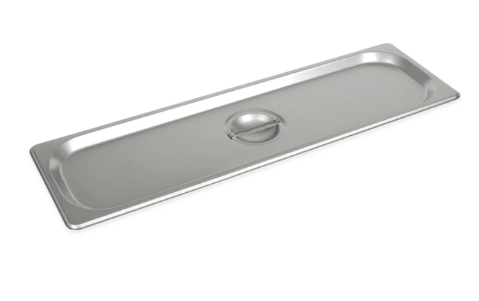 Winco, Stainless Steel Half-Long Size Steam Pan Covers (Various Heights)