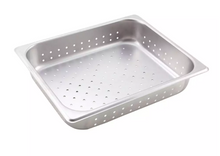 Load image into Gallery viewer, Winco, Stainless Steel Full Size Perforated Steam Pans (Various Heights)
