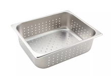 Load image into Gallery viewer, Winco, Stainless Steel Half Size Perforated Steam Pans (Various Heights)