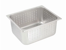 Load image into Gallery viewer, Winco, Stainless Steel Full Size Perforated Steam Pans (Various Heights)