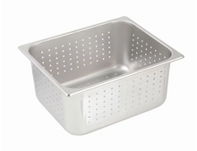 Load image into Gallery viewer, Winco, Stainless Steel Half Size Perforated Steam Pans (Various Heights)
