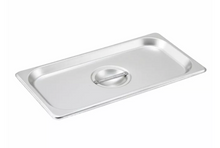 Load image into Gallery viewer, Winco, Stainless Steel Third Size Steam Pan Covers (Various Heights)