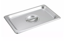 Load image into Gallery viewer, Winco, Stainless Steel Quarter Size Steam Pan Covers (Various Heights)