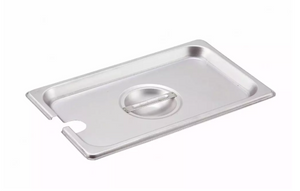 Winco, Stainless Steel Quarter Size Steam Pan Covers (Various Heights)