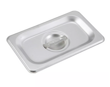 Load image into Gallery viewer, Winco, Stainless Steel Ninth Size Steam Pan Covers (Various Heights)