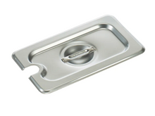 Load image into Gallery viewer, Winco, Stainless Steel Ninth Size Steam Pan Covers (Various Heights)