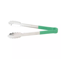Load image into Gallery viewer, Winco, Heavy Duty Color-Coded Plastic Handle Utility Tongs (Various Sizes)