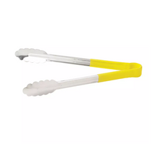 Load image into Gallery viewer, Winco, Heavy Duty Color-Coded Plastic Handle Utility Tongs (Various Sizes)
