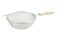 Load image into Gallery viewer, Winco, Tinned Single Mesh Flat Handle Strainer (Various Sizes)