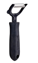 Load image into Gallery viewer, Winco, Black Handle "Y" Peeler (Straight Edge / Serrated Edge)