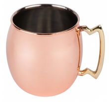 Load image into Gallery viewer, Winco, Copper Plated Moscow Mule Mugs (Smooth Finish)
