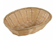 Load image into Gallery viewer, Winco, Tan Poly Woven Baskets (Pack of 12, Various Sizes)
