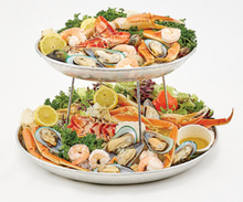 Load image into Gallery viewer, Winco, Chrome Plated Seafood Rack (4&quot;H/7&quot;H)
