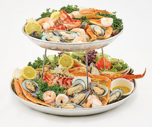 Winco, Chrome Plated Seafood Rack (4"H/7"H)