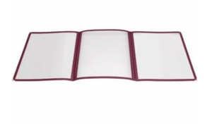 Winco, Tri-Fold Triple Panel Menu Covers