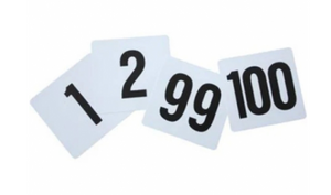 Winco, Plastic Table Numbers (Various Count)