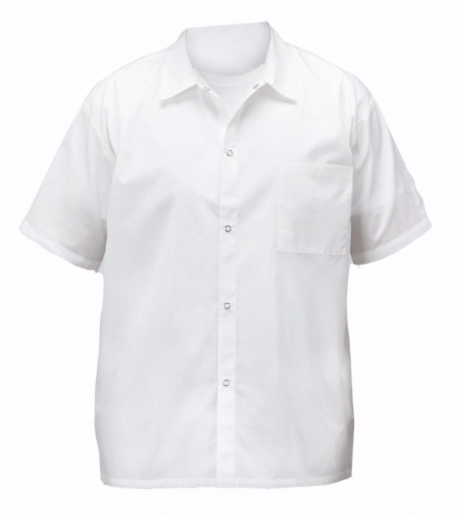 JCC, Short Sleeve Chef Shirt (White)