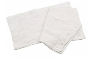 Winco, White Bar Towels (Pack of 12)