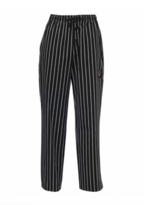 Winco, Woven Chalk-stripe Chef Pants