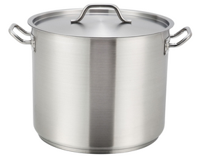 Winco, Stainless Steel Stock Pot with Cover (Various Sizes)