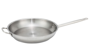 Winco, Stainless Steel Fry Pans (Various Sizes)