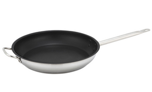 Winco, Stainless Steel Non-Stick Fry Pans (Various Sizes)