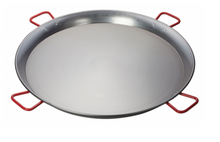 Load image into Gallery viewer, Winco, Carbon Polished Steel Paella Pans (Various Sizes)
