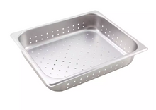 Load image into Gallery viewer, Winco, Stainless Steel Full Size Perforated Steam Pans (Various Heights)
