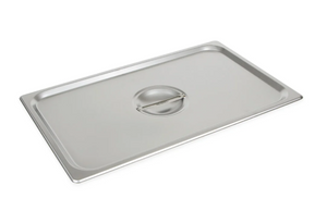 Winco, Stainless Steel Full Size Steam Pan Covers (Various Heights)