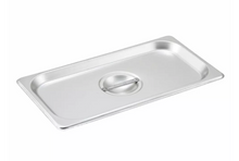 Load image into Gallery viewer, Winco, Stainless Steel Third Size Steam Pan Covers (Various Heights)
