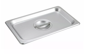 Winco, Stainless Steel Quarter Size Steam Pan Covers (Various Heights)