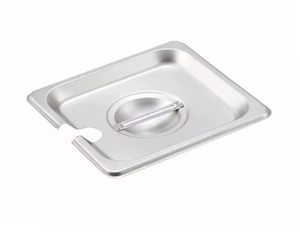 Winco, Stainless Steel Sixth Size Steam Pan Covers (Various Heights)
