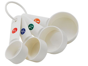 Winco, Plastic Measuring Cup Set