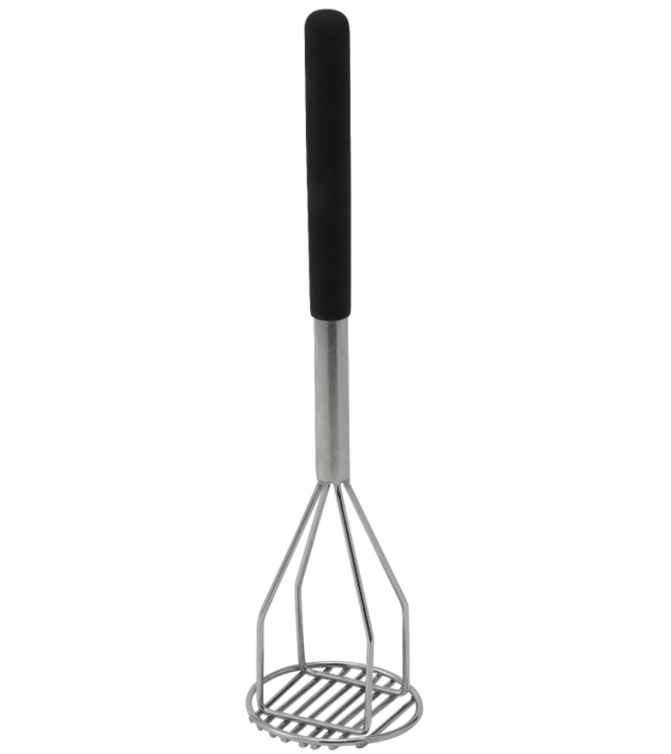 Winco, Steel Potato Masher with Handle (Various Options)