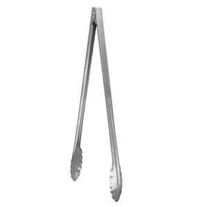Winco, Stainless Steel Spring Utility Tongs (Various Sizes)
