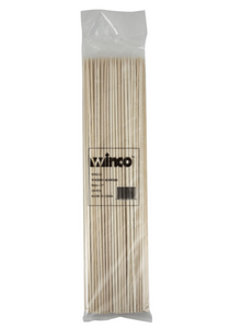 Winco, Straight Bamboo Skewers (Pack of 100)