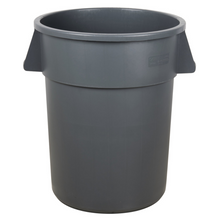 Load image into Gallery viewer, Carlisle, 55 Gallon Round Garbage Can (Gray / White)
