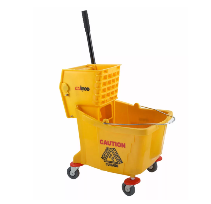 Winco, Mop Bucket with Wringer