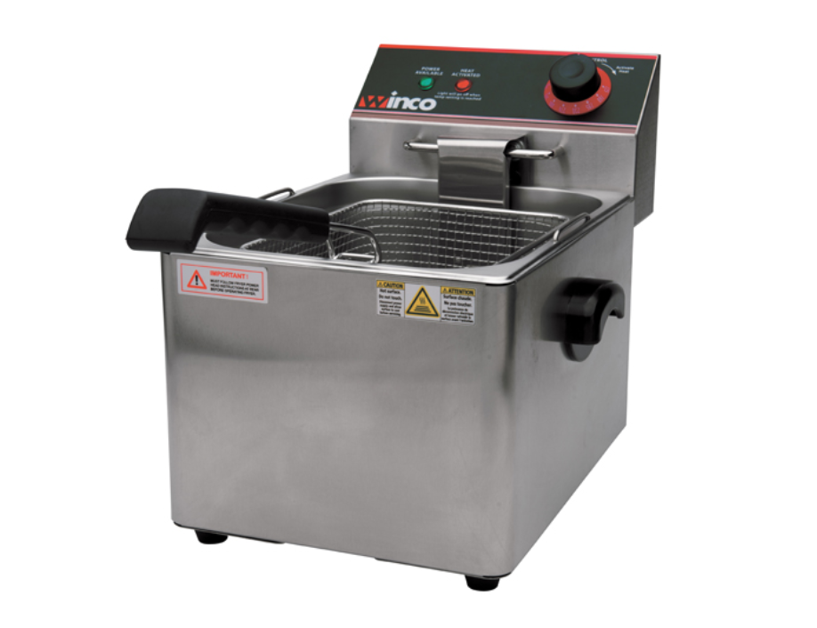 Winco, 16 Lb Electric Counter Top Fryer