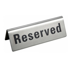 Winco, Reserved Sign