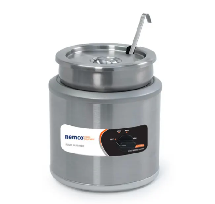 Nemco, 11 Qt Stainless Steel Soup Warmer with Thermostatic Controls (10 Amps)